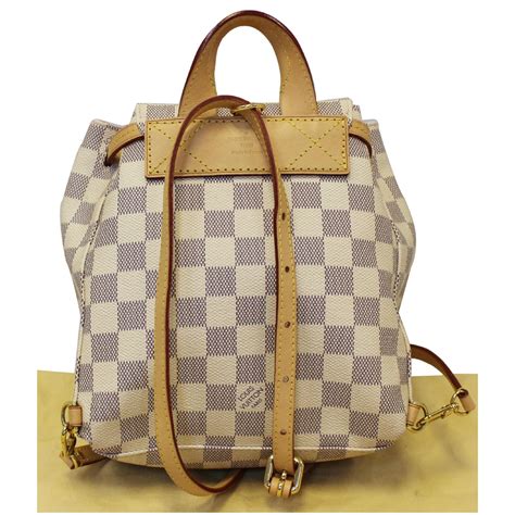 louis vuitton purple backpack|Louis Vuitton checkered backpack.